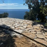 terrasse en pierre Paysage S2A