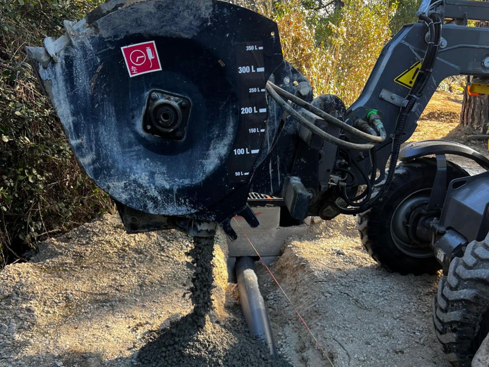 travaux réseau égout S2A